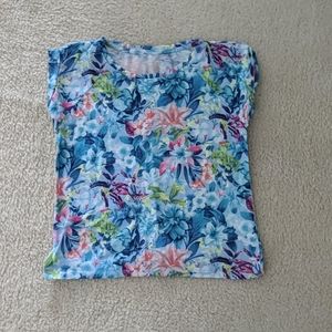 SO hawiann floral print shirt